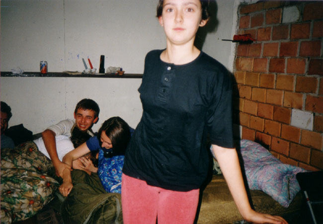 Piotr, Przemek, Anna harasuj Kaj, Kfasia zasania